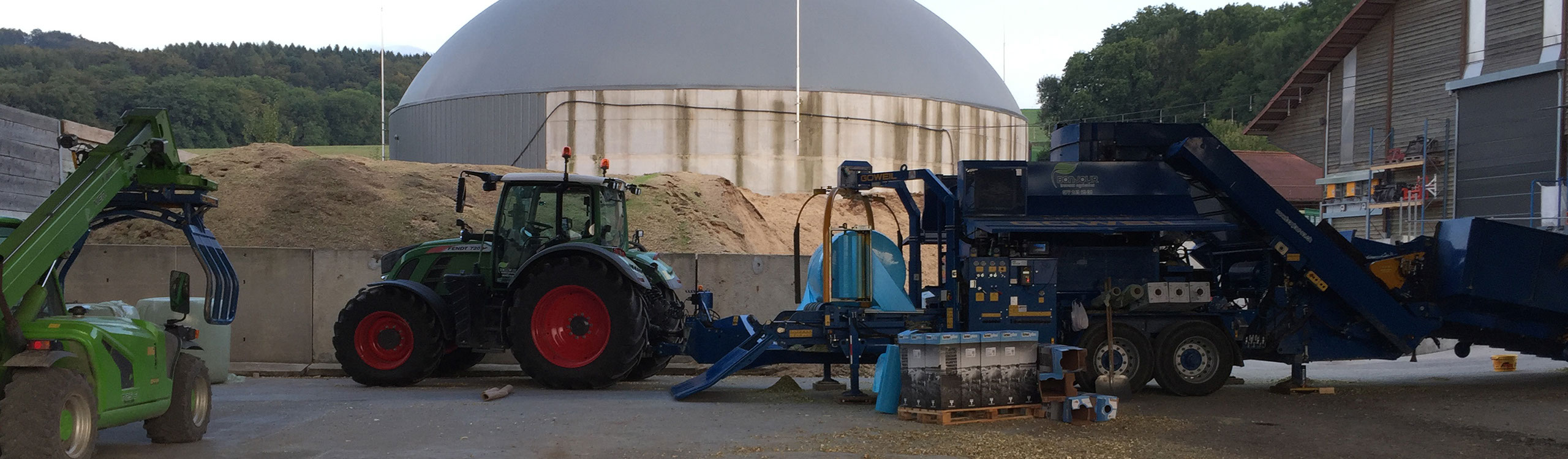 Mais silieren Maisballen Transport Maissilage